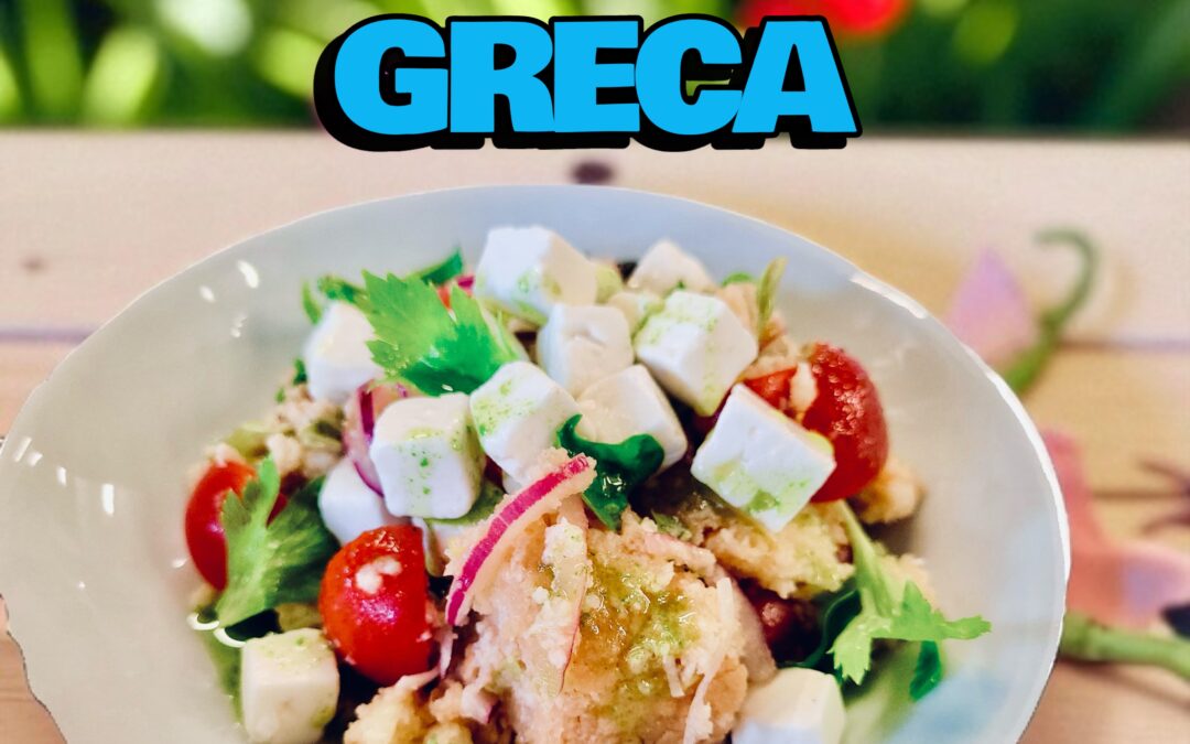 PANZANELLA GRECA CON FETA ALTOPROTEICO – IL MIO TWIST MEDITERRANEO PER L’ESTATE