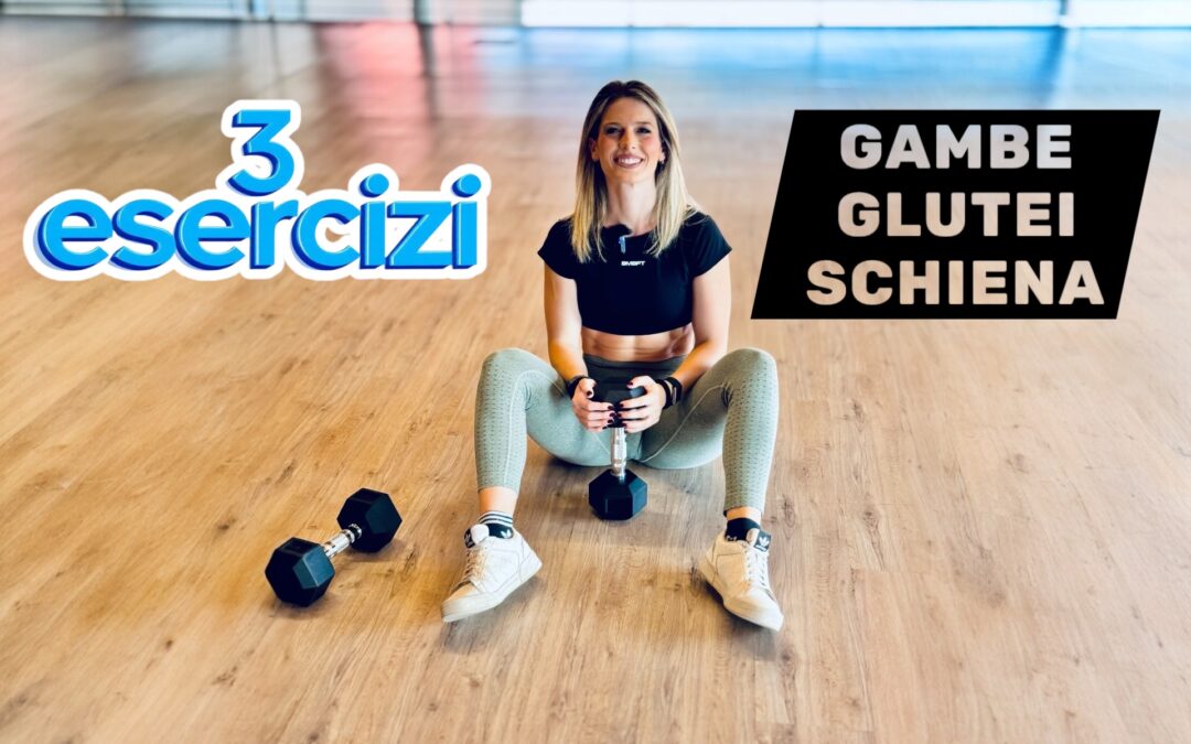 3 esercizi per i glutei, addome e schiena