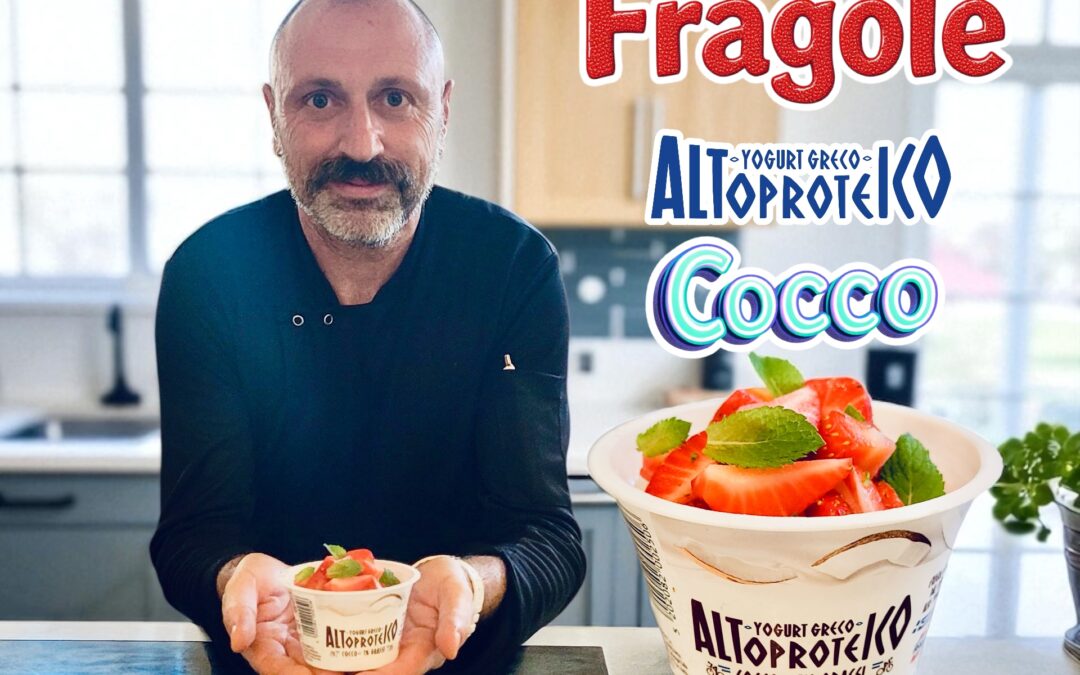 COPPETTA FRESCA DI YOGURT GRECO ALTOPROTEICO AL COCCO, MENTA E FRAGOLE